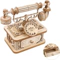 3D Træmodelbyggesæt - Modeltelefon - Træpuslespil - Gør-det-selv for voksne