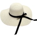 Miniatyrbilde 1 av 5: Kvinner Foldbar Floppy Bred Bremskjerm Solhatt Sommer Strandhatt UV UPF 50+ 09Style White