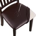 Dining Chair Covers Set of 4, PU Leather Waterproof Stretch Dining Room Protector, Washable, Suitable for Office, Bedroom