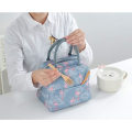Miniatyrbillede 6 af 8: Frokostpose, Isoleret Frokostpose Køletaske Bærbar Flamingo Termisk Frokostposer Organizer Tote Taske til Kvinder Voksne Børn Arbejde Skole Picnic Flamingo