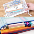 Pikkukuva 6 / 7: er File Zipper Bags Plastic Wallets Folder Extra Thick 8PCS (A5 Zip Bag) A58PCS
