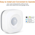 Miniatyrbillede 7 af 8: arm System Trådløs WiFi Smart PIR Bevægelsessensor Detektor Kompatibel med TUYA/Smart Life App White