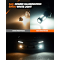 Pikkukuva 2 / 7: 9006/HB4 LED-sumuvalot, 6000K Xenon White, 27 SMD-sirua, 360 asteen valaistus, ei-napaisuus, 2 kpl White 9006/HB4