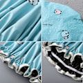 Miniatyrbilde 2 av 7: Caps, Tompig 2-pakker vanntette badehetter, elastisk bånd dusjhette vanntett for kvinner dusj spa (blå, grå) Blue,Grey, Grey 2 Count (Pack of 1)