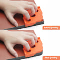 Miniatyrbillede 4 af 7: Radius Jig Router Skabeloner Hjørneradius Fræsning Skabeloner, ABS+CNC Høj Hårdhed Behandling Lim, Fræsning Afrundede Hjørner Bit Skabeloner, R5 2 sets of 8 packs