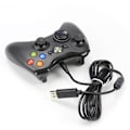 Miniatyrbillede 1 af 5: Kablet joystick, USB kablet spilcontroller joystick med dobbelt vibration til pc Xbox 360 Windows