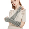 Pikkukuva 2 / 2: ® Naisten Scale Design Talviset Lämmittävät Pitkähihaiset Neulotuotteet Hanskat Light Gray Khaki