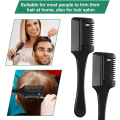 Miniatyrbillede 5 af 8: Razor Comb Hårtynder Kam Hårstyling Razor Comb Hårklipper Razor Comb Klippesaks Dobbeltsidet Hårstyling Razor Comb Værktøj til Hår C Black 1 Count (Pack of 1)