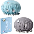 Miniatyrbilde 1 av 7: Caps, Tompig 2-pakker vanntette badehetter, elastisk bånd dusjhette vanntett for kvinner dusj spa (blå, grå) Blue,Grey, Grey 2 Count (Pack of 1)
