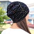 Miniatyrbild 5 av 7: Kvinnors Chemo Turban Beanie Blommig Spets Mjuk Slouchy Huvudbonad Huvudomslag Huvudduk Kemoterapi & Håravfall Hat, Flerfärgad, En Storlek
