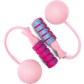 Pikkukuva 6 / 7: Hyppynaru, harjoitteluköysi kuntoiluun, säädettävä painotettu langaton hyppynaru miehille, naisille ja lapsille Pink+Blue
