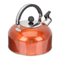 Miniatyrbillede 2 af 2: Rustfrit stål kedel tekande ringende kedel ringende tekande (19.00X18.50X18.50CM, orange)