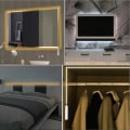 Miniatyrbild 4 av 5: LED-garderobsbelysning, rörelsesensor LED, dimbar garderobsskåpsbelysning, dimbar rörelsesensor garderobsbelysning för kök, sovrum, garderob, trappor,