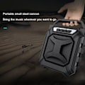 Miniatyrbild 4 av 5: Trådlös intelligent 5.0 Bluetooth liten högtalare utomhus bärbar hög elasticitet radio trådlös bärbar mini ljud hemma subwoofer（svart）