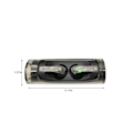 Miniatyrbild 3 av 5: Trådlösa Bluetooth-hörlurar Transparent Spacecraft Hög Batteri Och Lång Uthållighet Bluetooth-hörlurar Automatisk Parning（Svart）