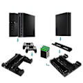 Miniatyrbild 4 av 5: Vertikalställ för Ps4/ps4 Slim/ps4 Pro LED-kylfläkt Dubbel kontroll (1.0-version)