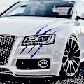 Miniatyrbilde 2 av 3: 2 stk. Refleks Monster Klo Merker Stripe Merker Auto Frontlykt Klistremerke (Blå)