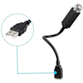 Pikkukuva 2 / 5: Yövalo Projektori Tähtilamppu Tähtiyö Led Usb-virtalähde Romanttinen Violetti Sininen