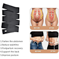 Miniatyrbild 3 av 5: Bandage Wrap Lumbar Waist Support Trainer Back Braces Postpartum Recovery För Kvinnor