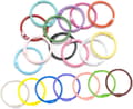 Bokringar, Färgglada Bokringar, Metall Bokringar, Binde Ringar, Binde Metall Ringar, För Anteckningsbok Scrapbooking Bok Binde Nyckelring, 20st
