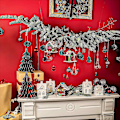 Miniatyrbild 4 av 5: Jul Pepparkakshus Prydnad Miniatyr Julgodis Hus Pepparkaka Dekor Pepparkaka C