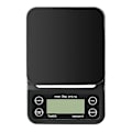 Miniatyrbild 1 av 4: Digital kaffevåg med timer, multifunktionell bärbar 3 kg / 0,1 g elektrisk smyckevåg matvåg