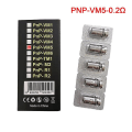 Miniatyrbillede 4 af 5: 5 stk./æske Voopoo Pnp Coil Vm1/vm3/vm5/r1/m2 forstøvning Udskiftningskerne（A）