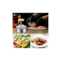 Miniatyrbild 5 av 5: 304 Rostfritt Stål Burger Press - Justerbar Hackad Biff Burger Press - Non-Stick - Perfekt för Familjesammankomster, Fester