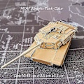 Miniatyrbillede 4 af 4: 3D Metalpuslesæt DIY-manual berømt tank militærserie Tiger Tanks T-34 Js-2 M1a1 Tankmodel Saml puslespil (T-34 Tank)
