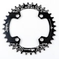 Pikkukuva 2 / 4: 32T 34T 36T Ketjupyörä 104 BCD Kapea Leveä Ketjupyörä Maantiepyörälle Maastopyörälle BMX MTB Pyörän Ketjupyörä Levy Pyöräilyosat（36T，musta）
