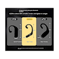 Pikkukuva 4 / 5: Az20 Bluetooth 5.3 langattomat Earhook-kuulokkeet Hifi High Fidelity -kuulokkeet ulkopeleihin Urheilu H（musta）