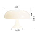Miniatyrbilde 3 av 3: LED Sopplampe Bordlampe Egnet for Hotell Soverom Sengerom Stue Dekorativ Lampe white
