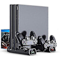 Miniatyrbild 1 av 5: Vertikalställ för Ps4/ps4 Slim/ps4 Pro LED-kylfläkt Dubbel kontroll (1.0-version)