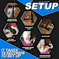 Miniatyrbild 4 av 5: Nordisk Hamstring Curl Strap Med Justerbar Rem, Hamstring Stretcher Med Vadderad Fotledsstång, För Hamstring Curls, Spanska Knäböj Och Magträning För H