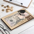 Miniatyrbillede 3 af 4: Pengeholder til graduering 2023 Kontantholderpung DIY Pengeholder til graduering (Blå)