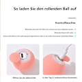 Miniatyrbild 2 av 4: Intelligent Interaktiv Katt Leksak Boll Med LED Ljus, Automatisk Rullande Boll (Rosa)