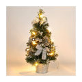 Miniatyrbild 1 av 5: Miniatyr Konstgjord Julgran, Liten Julgran med LED-lampor, Mini Skrivbordsgransdekoration för Kommersiellt Kontor Bar 40CM
