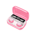 Miniatyrbild 1 av 5: Digital Display Stor Kapacitet Bluetooth 5.2 Trådlösa Hörlurar-S Sport In Ear Intelligent Brusreducerande Hörlurar Med LED Ficklampa 20240806（Rosa）