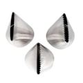 Miniatyrbilde 3 av 5: Kakeform, 3 glasurformer for kakeglasur, konditordekoreringsverktøy, lang