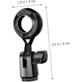 Miniatyrbilde 4 av 5: 8 stk. PC-mikrofonholder til datamaskin Kondensatormikrofonklips for mikrofon Trådløs mikrofonklips Datamaskinmikrofon Roterende mikrofon