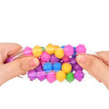 Miniatyrbild 2 av 5: 3 st regnbågsformade tryckbollar, sensoriska fidgetleksaker, DNA-färgade pärlor, stressavlastande boll, mjuk TPR-lim, elastisk månboll, klämboll, present till barn