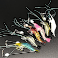 Miniatyrbilde 2 av 4: Lysende fiskeagn, kunstig reke, mykt krokagn, rekeagnsett