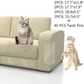 Miniatyrbild 1 av 4: Katt Anti-Scratching Protector - Pet Protector Scratch Guards Furniture Protector