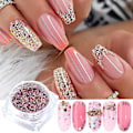 Pikkukuva 4 / 5: 1585 F3.07 Mix Glitter Nail Art Powder Flakes Set Holographic Sequins For Manicure