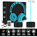 Miniatyrbilde 5 av 5: Headset Creative 3D nattlys, 16 fargeskiftende med fjernkontroll USB-strøm Acsergery-gave