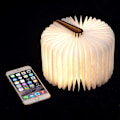 Miniatyrbillede 3 af 5: Led Træ Boglampe, Foldbar Magnetisk Boglampe, Usb Genopladelig Led Papirlampe, Dekorativt Lys