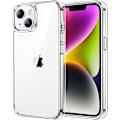 Pikkukuva 1 / 5: Kotelo iPhone 14 6.1 tuumaa, kellastumaton iskunkestävä suojakotelo, naarmuuntumaton läpinäkyvä takakansi (läpinäkyvä)