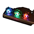 Miniatyrbilde 1 av 4: 25 stk. LED lysende fidget spinner armbånd - festartikler for barn 4-8 og 8-12 år - gløder i mørket - festutstyr - bursdagsgaver
