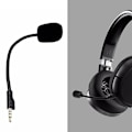 Miniatyrbilde 5 av 5: Headset-mikrofon - Plug and Play - Utskiftbar - Fleksibel - 3,5 mm - Omnidireksjonell - Spillhodetelefonmikrofon - Kompatibel med Logitech-g Pro X（1,Svart）