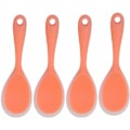 Miniatyrbild 1 av 5: Silikonspatel för ris - Non-Stick, Stark stålkärna, Perfekt för ris/mos, Livsmedelskvalitet, BPA-fri & Diskmaskinssäker (Ljus orange,)